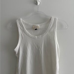 Universal Thread White Ribbed Tank Top
